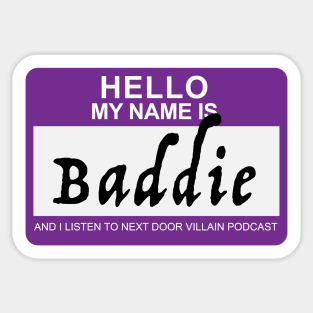 Baddie Sticker